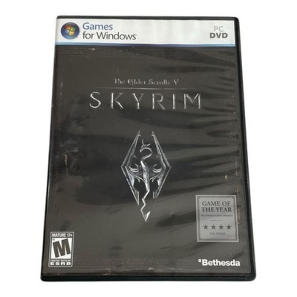 The Elder Scrolls V Skyrim PC DVD Game Windows Bethesda 2011 GOTY VG